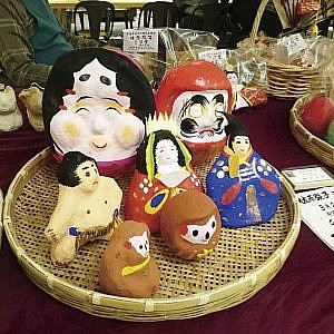 独特の素朴な味わいを持つ佐原張子