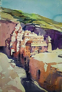 「アジャンター石窟寺院」Raju Das